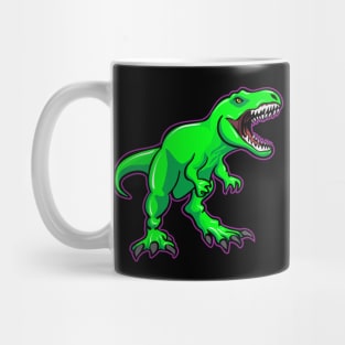 Awesome T Rex Dinosaur Illustration Mug